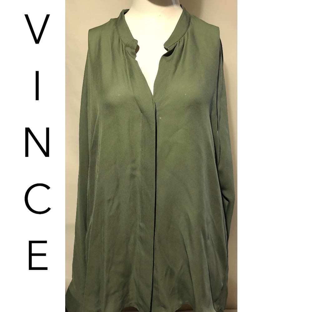 VINCE SILK TOP SIZE 8 NWT 295.00